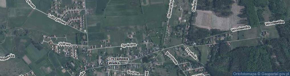 Zdjęcie satelitarne Radosna ul.